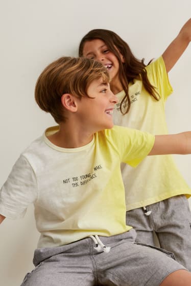 Toddler Boys - T-shirt - genderneutraal - geel