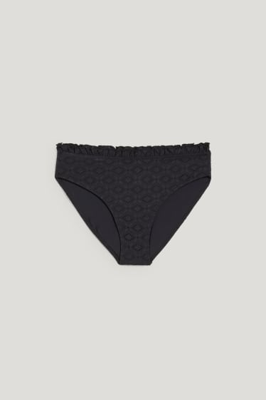 Dámské - Spodní díl bikin - mid waist - LYCRA® XTRA LIFE™ - černá