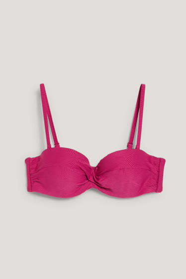 Women - Underwire bikini top - padded - LYCRA® XTRA LIFE™ - pink