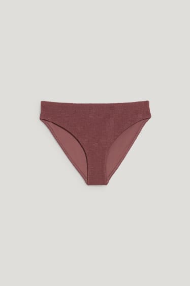 Damen - Bikini-Hose - Mid-Rise - LYCRA® XTRA LIFE™ - bordeaux-melange