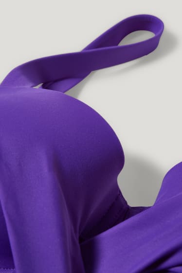 Women - Underwire bikini top - padded - LYCRA® XTRA LIFE™ - violet