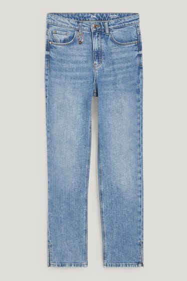 Dames - Straight jeans - high waist - LYCRA® - jeanslichtblauw