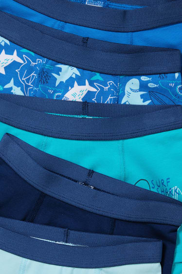 Toddler Boys - Set van 10 - boxershort - donkerblauw