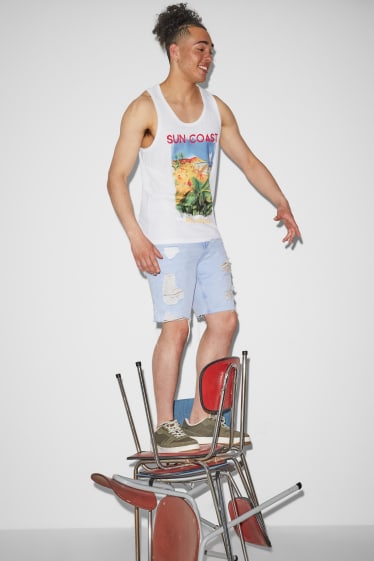 Clockhouse pro kluky - CLOCKHOUSE - tank top - bílá