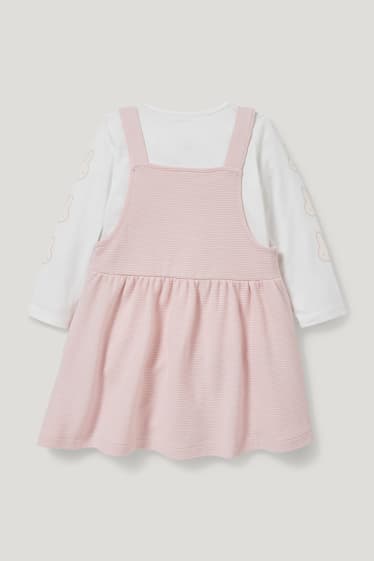 Baby Girls - Miffy - Baby-Outfit - 2 teilig - weiß / rosa
