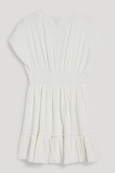Clockhouse niñas - CLOCKHOUSE - vestido fit & flare - blanco
