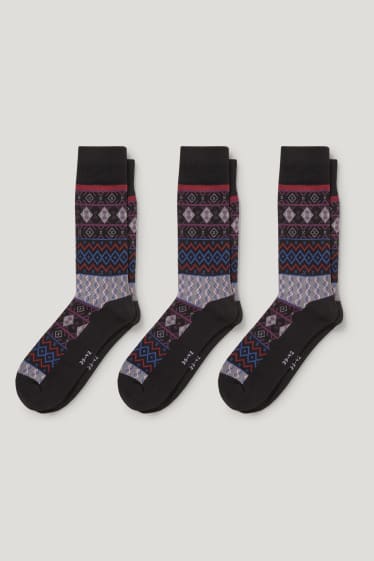 Women - Multipack of 3 - socks - black