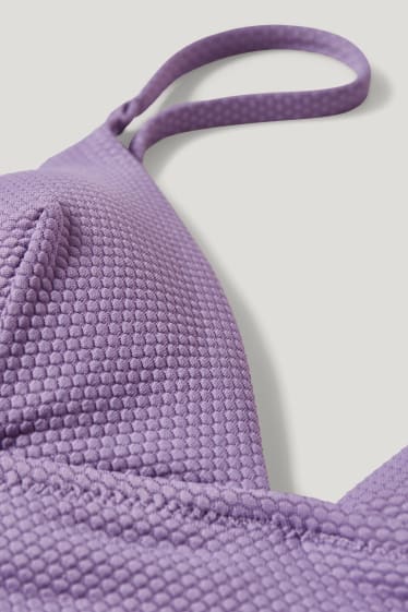 Mujer - Top de bikini - triangular - con relleno - LYCRA® XTRA LIFE™ - violeta