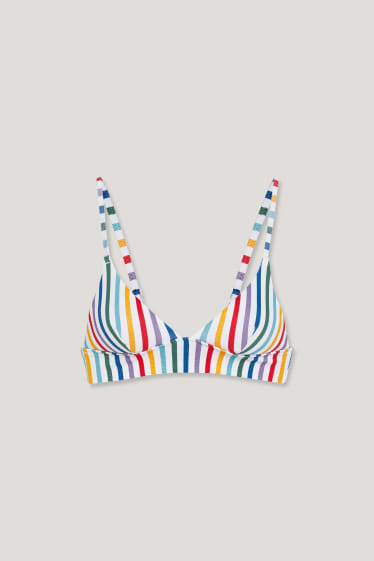 Mujer - Top de bikini - triangular - con relleno - LYCRA® XTRA LIFE™ - blanco