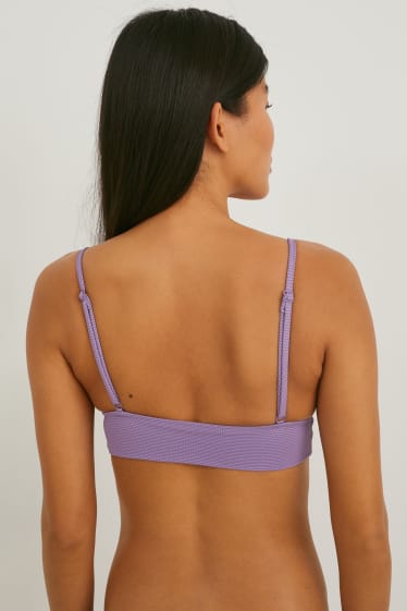 Damen - Bikini-Top - Triangel - wattiert - LYCRA® XTRA LIFE™ - violett