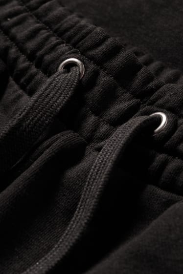 Damen - Basic-Sweatshorts - schwarz