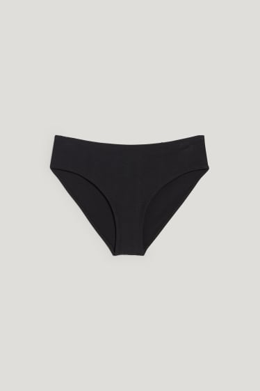 Dámské - Spodní díl bikin - mid waist - LYCRA® XTRA LIFE™ - černá
