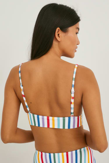 Mujer - Top de bikini - triangular - con relleno - LYCRA® XTRA LIFE™ - blanco