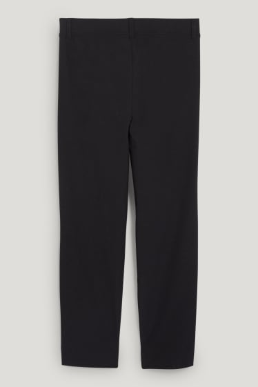 Femmes - Pantalon capri - mid waist - slim - noir