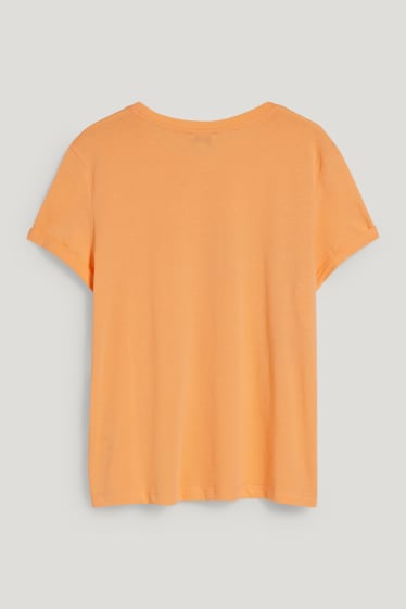 Clockhouse Girls - CLOCKHOUSE - T-shirt - floral - orange