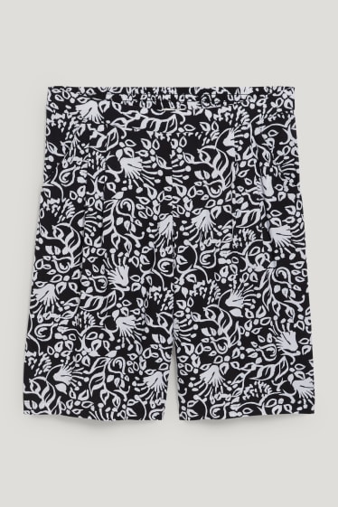 Femmes - Shorts - mid waist - noir / blanc