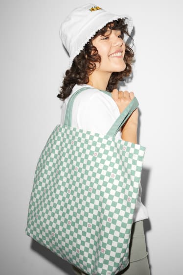 Clockhouse niñas - CLOCKHOUSE - set - bolso shopper y neceser - 2 piezas - verde menta