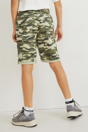 Kids Boys - Cargo shorts - camouflage