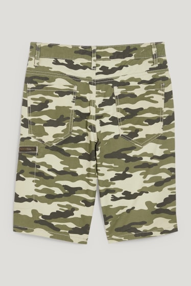 Garçons - Shorts cargo - camouflage