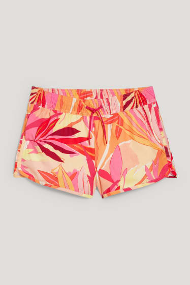 Dámské - Šortky - LYCRA® XTRA LIFE™ - z recyklovaného materiálu - oranžová