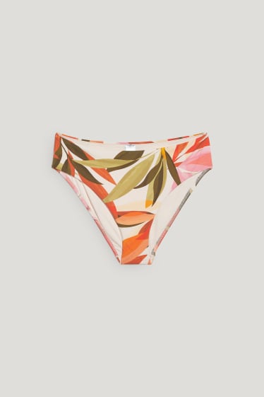 Dames - Bikinibroek - mid-rise - LYCRA® XTRA LIFE™ - met patroon - groen
