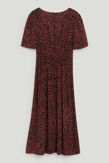 Clockhouse femme - CLOCKHOUSE - robe - à motif - marron