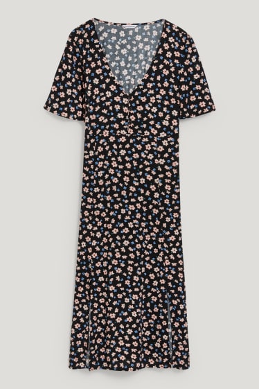 Clockhouse femme - CLOCKHOUSE - robe - à fleurs - noir