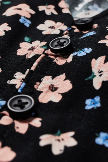 Clockhouse femme - CLOCKHOUSE - robe - à fleurs - noir