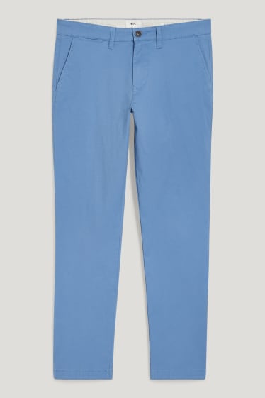 Uomo - Pantaloni chino - regular fit - LYCRA® - blu