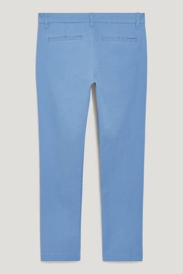 Uomo - Pantaloni chino - regular fit - LYCRA® - blu
