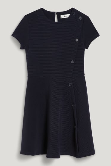 Niñas - Vestido - azul oscuro