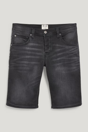 Uomo - MUSTANG - shorts di jeans - Chicago - jeans grigio