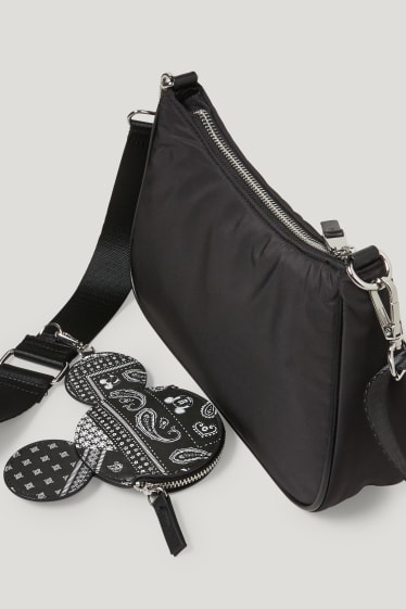 Dames - Set - schoudertas en portemonnee - 2-delig - Disney - zwart