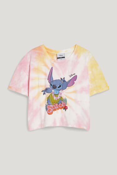 Clockhouse niñas - CLOCKHOUSE - camiseta crop - Lilo & Stitch - multicolor