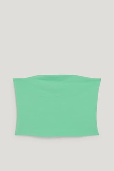 Clockhouse femme - CLOCKHOUSE - haut raccourci - vert clair