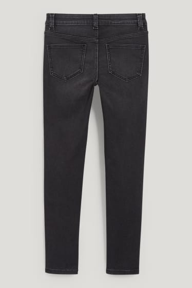 Filles - Super skinny jean - jean gris foncé