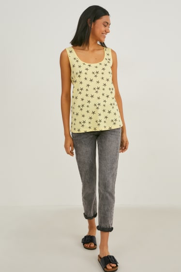 Donna - Top basic - giallo