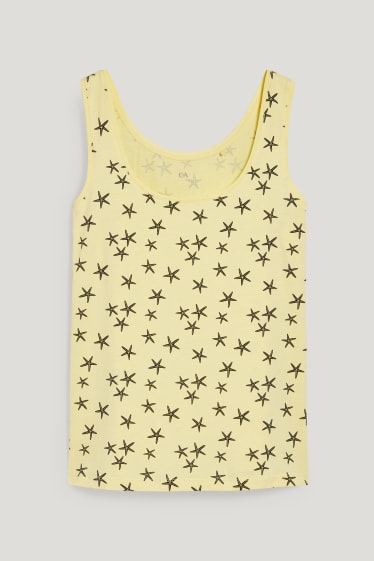Donna - Top basic - giallo