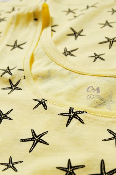 Donna - Top basic - giallo
