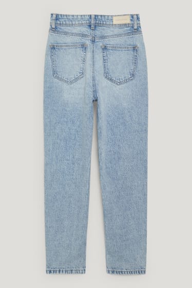 Clockhouse Girls - CLOCKHOUSE - mom jeans - high waist - denim-light blue