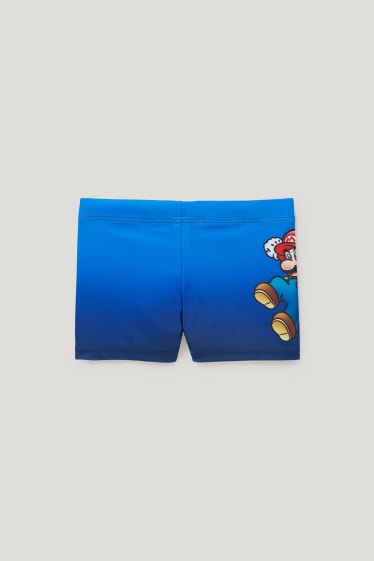 Exkluzivní online - Super Mario - plavky - LYCRA® XTRA LIFE™ - tmavomodrá