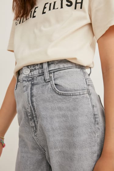 Kids Girls - Relaxed Jeans - jeans-hellgrau