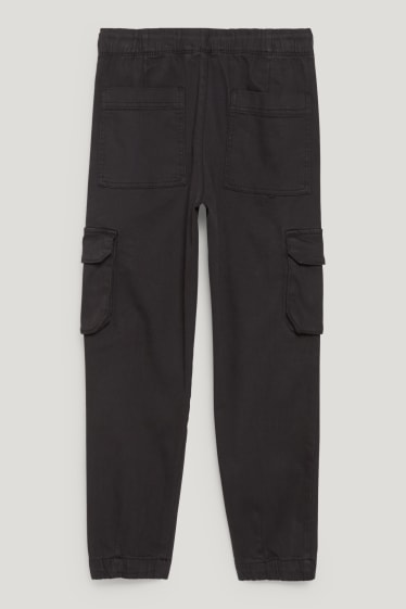 Niños - Pantalón cargo - negro