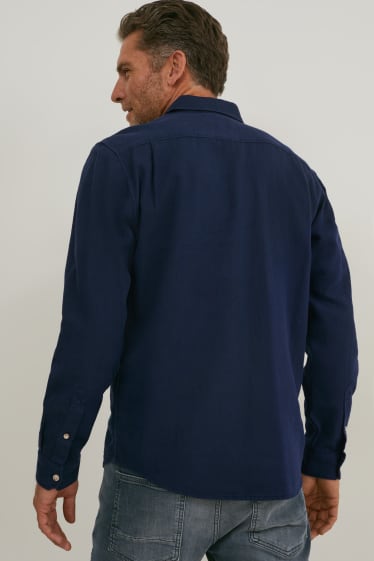 Herren - Hemd - Regular Fit - Kent - dunkelblau