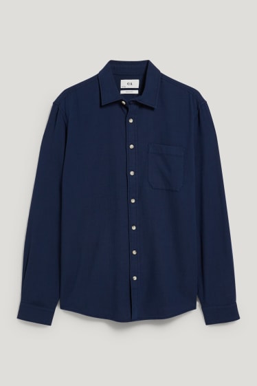 Herren - Hemd - Regular Fit - Kent - dunkelblau
