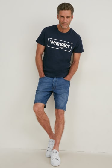 Hommes - Wrangler - Short en jean - jean bleu clair