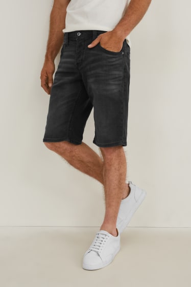 Uomo - MUSTANG - shorts di jeans - Chicago - jeans grigio