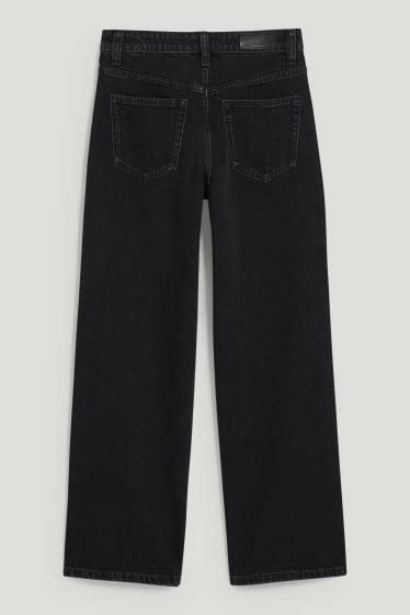 Nena - Wide leg jeans - texà gris fosc