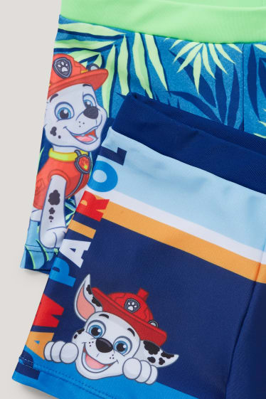 Batolata chlapci - Multipack 2 ks - Tlapková patrola- plavky - LYCRA® XTRA LIFE™ - tmavomodrá