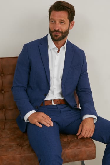 Herren - Baukasten-Sakko - Slim Fit - Flex - LYCRA® - dunkelblau